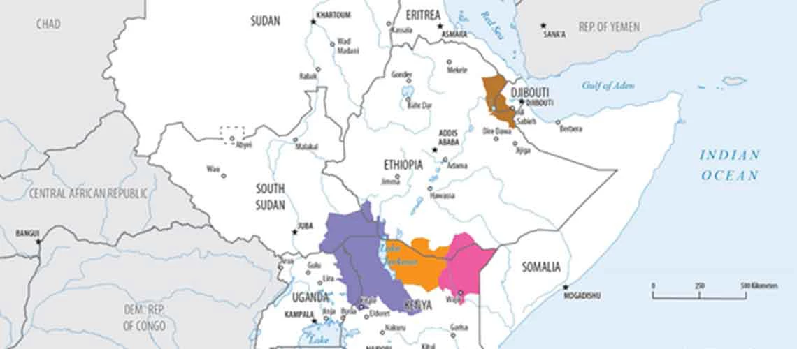 Cross-border ?clusters? identified by the Intergovernmental Authority on Development (IGAD)