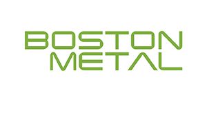 Logo of Boston Metal company. Link to the Boston Metal website.