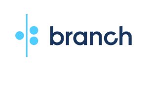 Logo of Branch International company. Link to the Branch International website.
