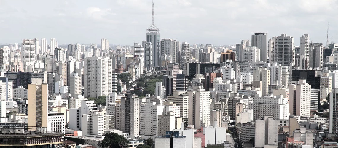 A skyline of Sao Paulo, Brazil. Photo credit: Shutterstock