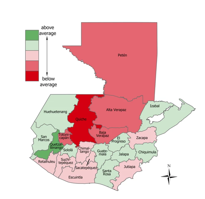 Figure 4: Regional Education Quality Gap 