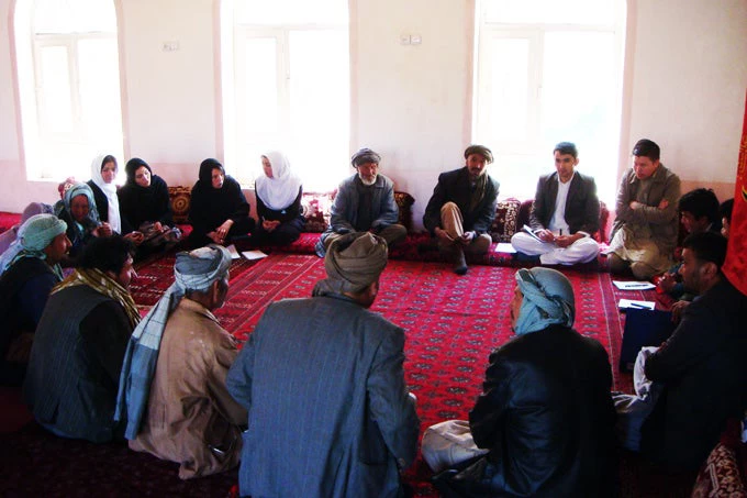 The National Solidarity Programme has achieved  widespread involvement of women in rural Afghanistan?s community decision through the Community Development Councils (CDCs)