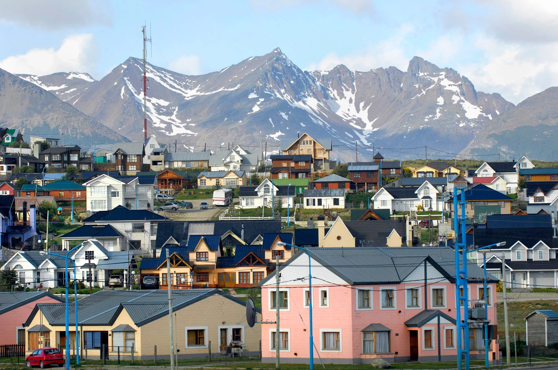 Barrio tradicional de Ushuaia, Argentina (iStock)