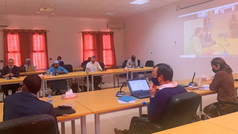 At Nouakchott Al-Aasriya University, the round table on groundwater in the Sahel with the participation of CIWA.