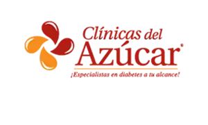 Logo of Clinicas del Azucar company. Link to the Clinicas del Azucar website.