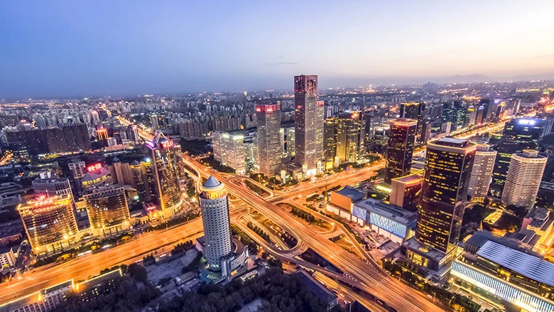 night view of Beijing CBD? photo: © 699pic.com