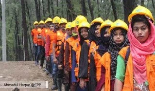 coastal community volunteers in Bangladesh