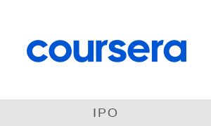 Logo of Coursera company. Link to the Coursera website.