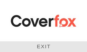 Logo of CoverFox company. Link to the CoverFox website.
