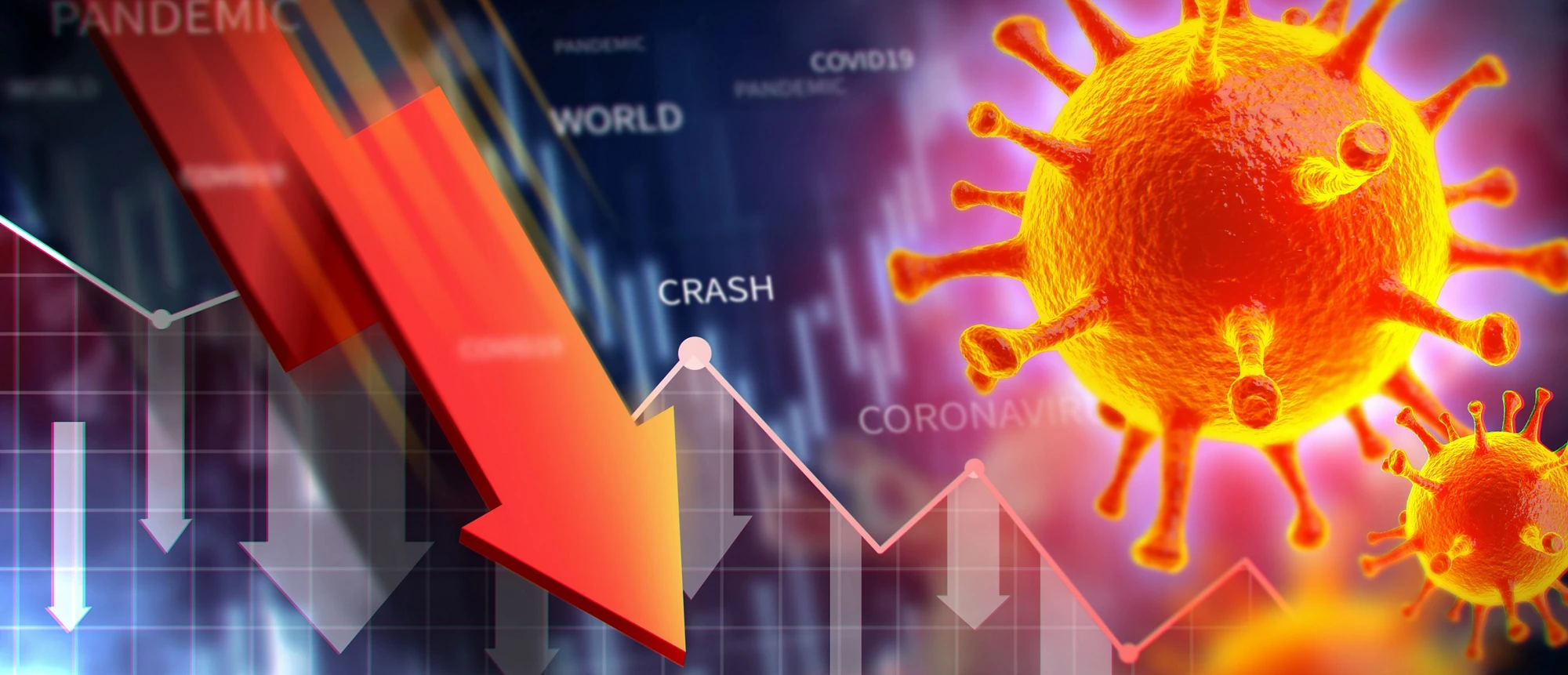 Covid-19 and financial crisis illustration | © shutterstock.com