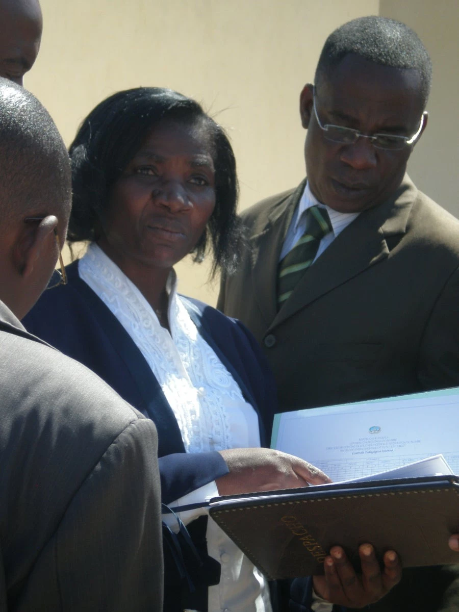 Maria Ines, Head teacher of Tchinducuto, and Director of ZIP 6, Namibe, Angola