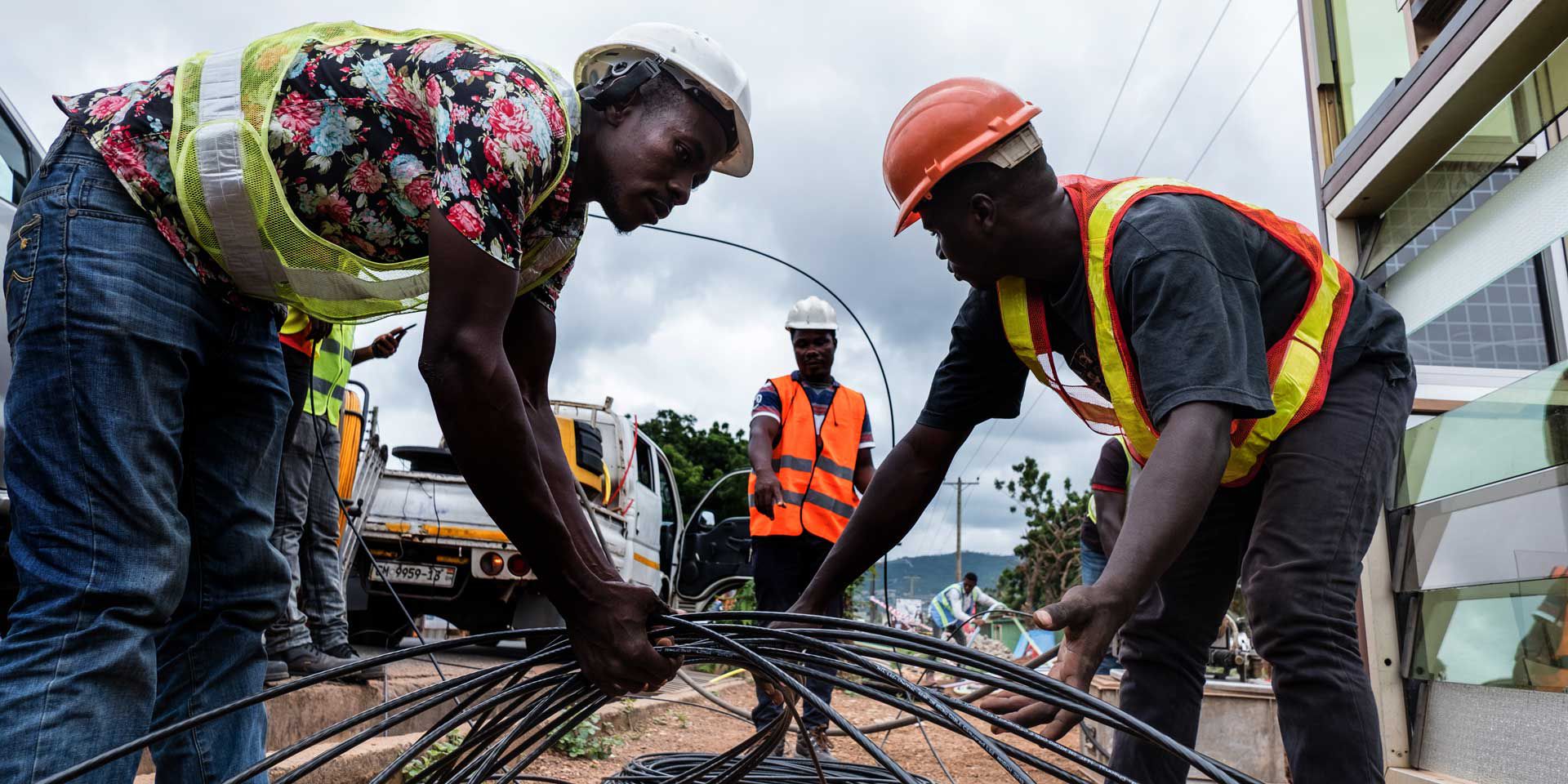 FiberOptic Cables Connect Africa to the Digital Economy