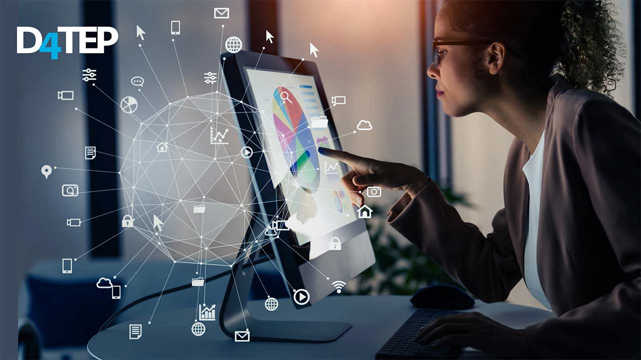 An image indicative of digital technology in higher education.