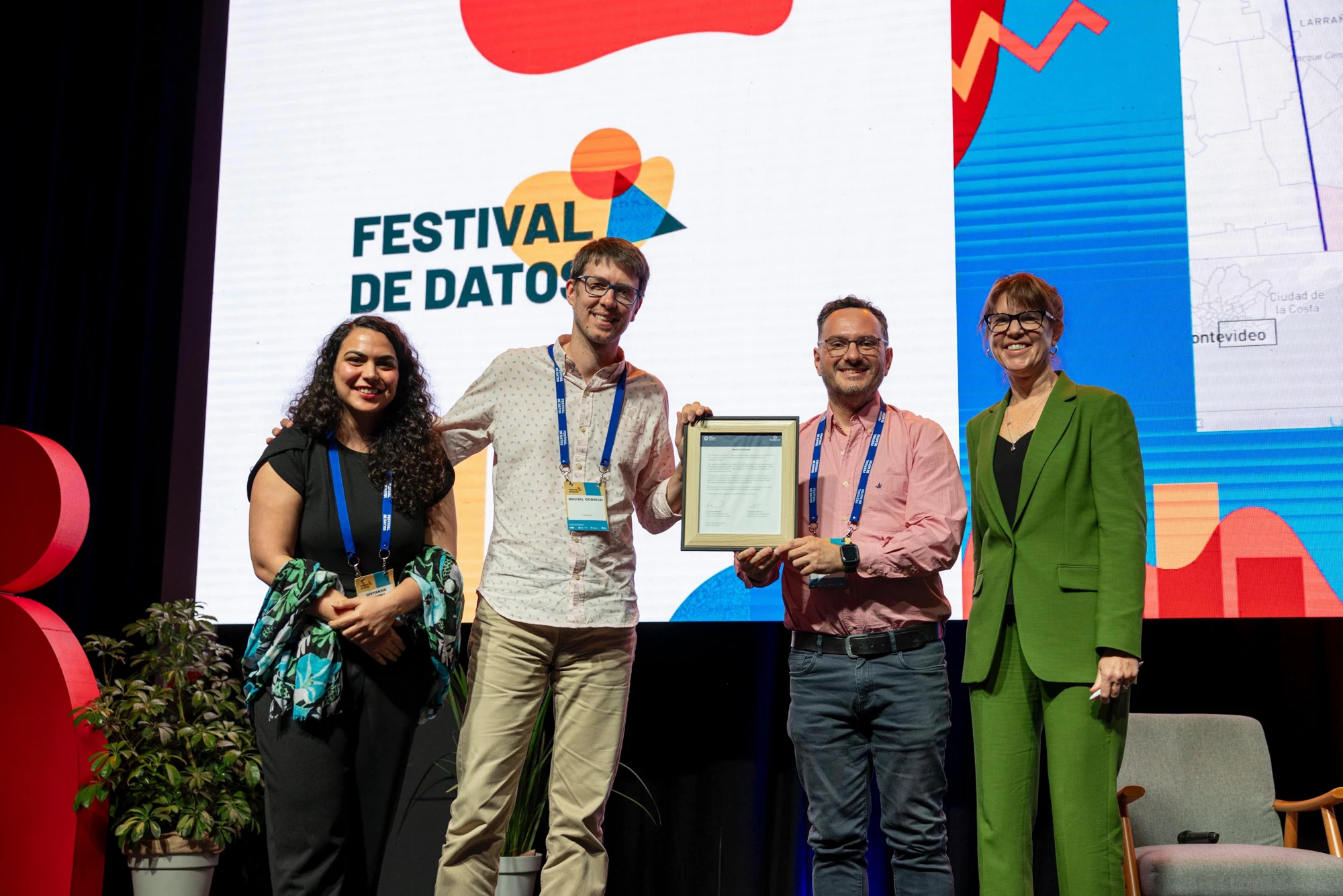 Data Visualization Contest award ceremony