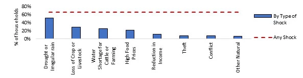 Poverty and policy in Somalia: Pourcentage of households