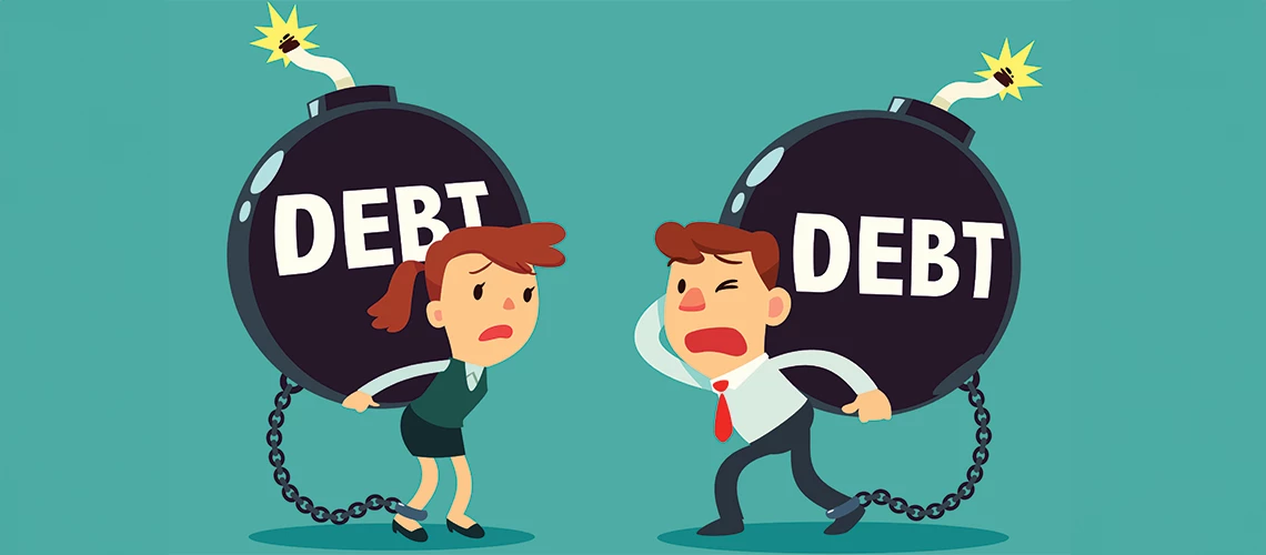 Illustration of debt increase. | © Adobe Stock