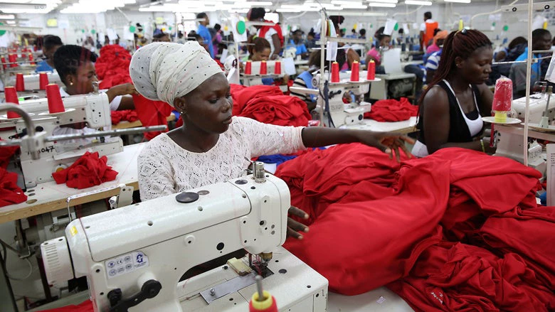 Dignity-DTRT, a garment factory in Accra, Ghana, employs 1,500 workers, 75% of them low-income women. © Dominic Chavez/World Bank.