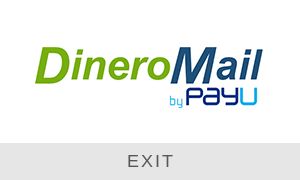 Logo of Dineromail company. Link to the Dineromail website.