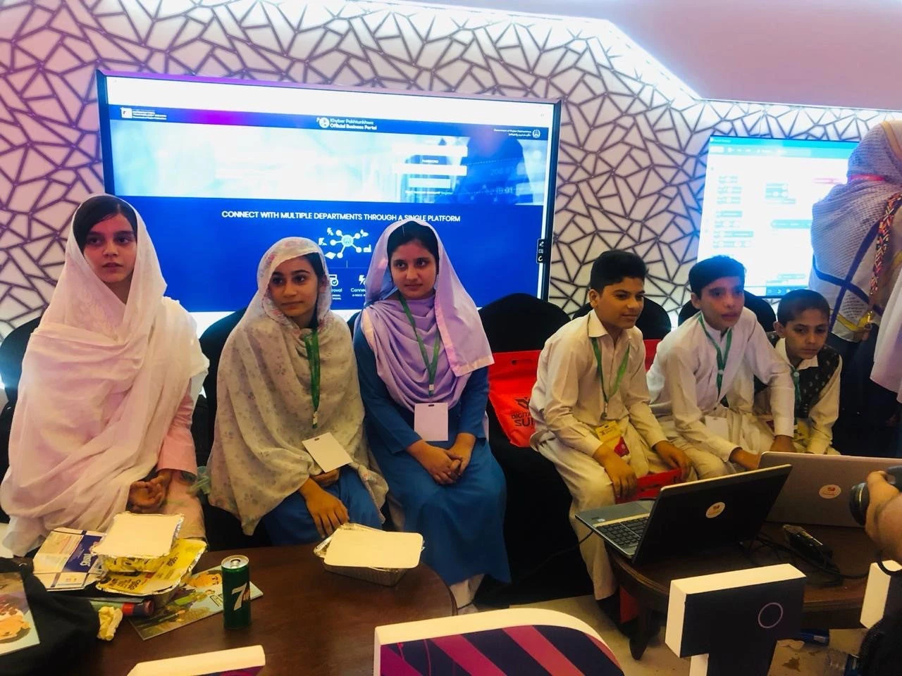 Young people turned up in large numbers at the 2019 Digital Youth Summit in Peshawar, Pakistan. 