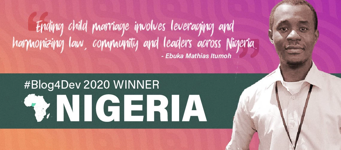 Ebuka Mathias Itumoh, Blog4Dev Nigeria winner