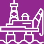 Icon representing Offshore Oil and Gas Development