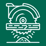 Icon representing Sawmilling and Wood-based Products