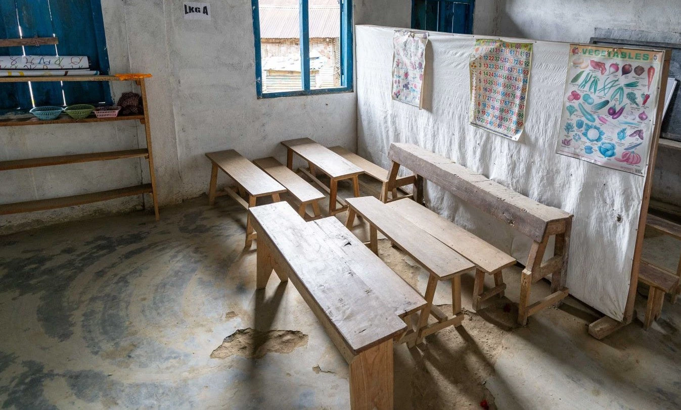 Une classe vide en Inde. © Banque mondiale