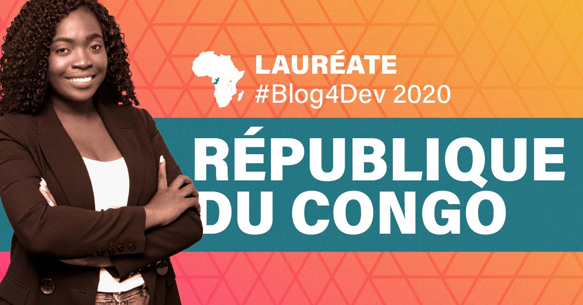 Exaucée Wonga, lauréate du concours Blog4Dev de la Banque mondiale en République du Congo