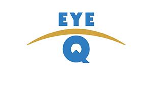 Logo of Eye Q company. Link to the Eye Q website.