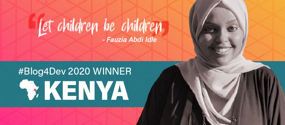 Fuzia Abdi Idle, Blog4Dev Kenya winner.