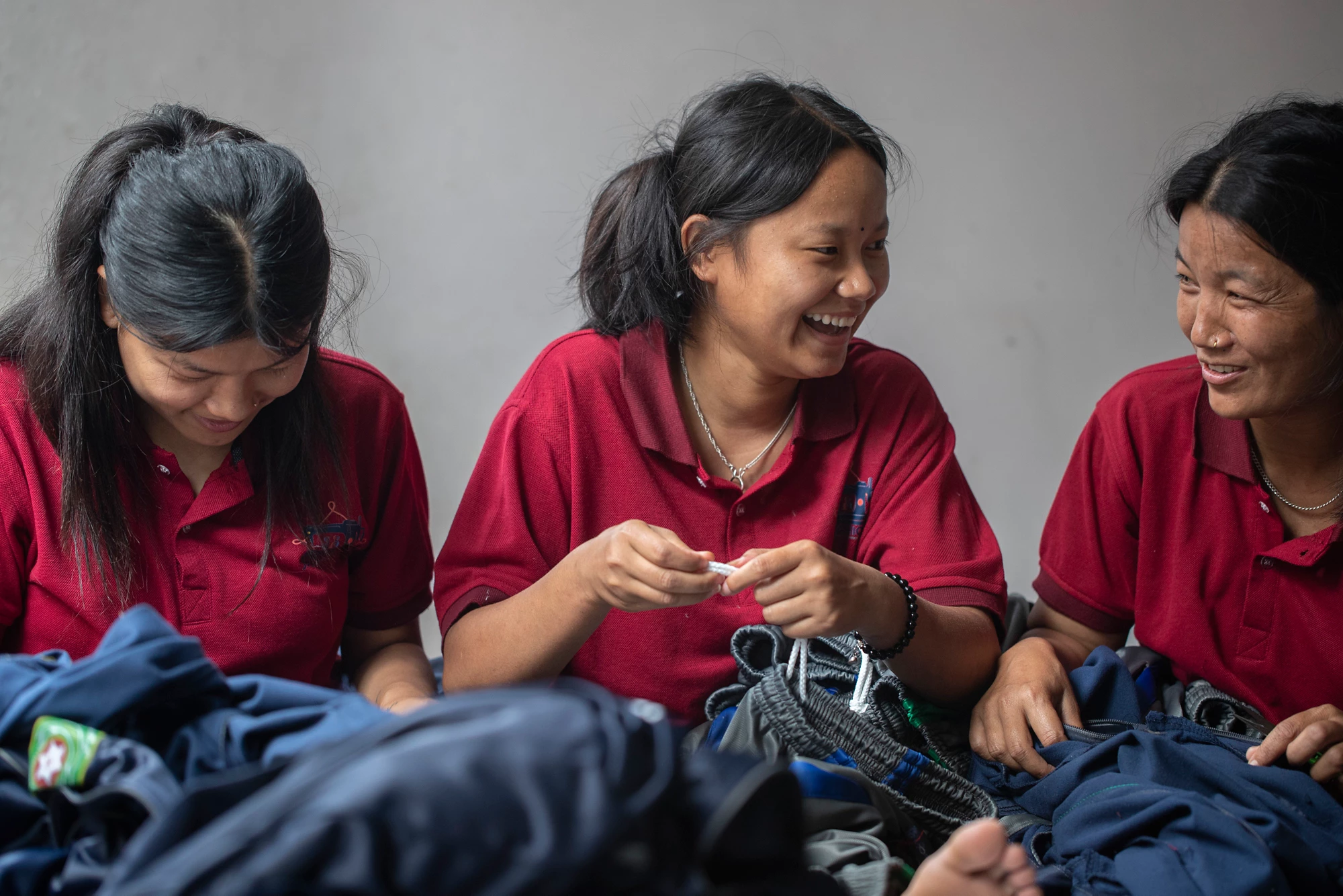 Gita started J S Fashion with two employees, over the years her business has grown and has employed several women. Photo/IFC Narendra Shrestha