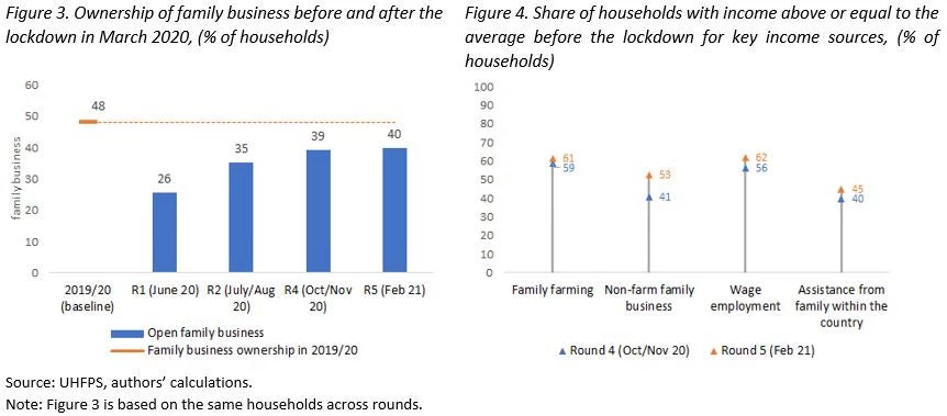 Ownership of family businesses before and after the lockdown