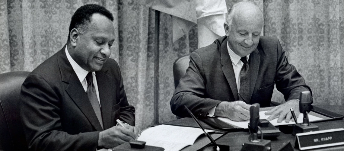 World Bank Fiji Highway Project signing 30 June 1971