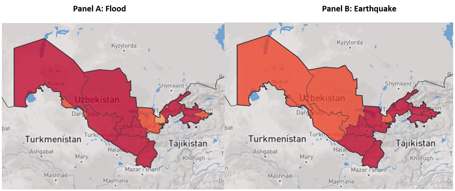 ThinkHazard! (2020): Uzbekistan Country Profile