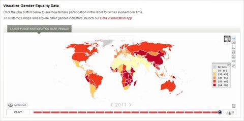 Visualize Gender Equality Data