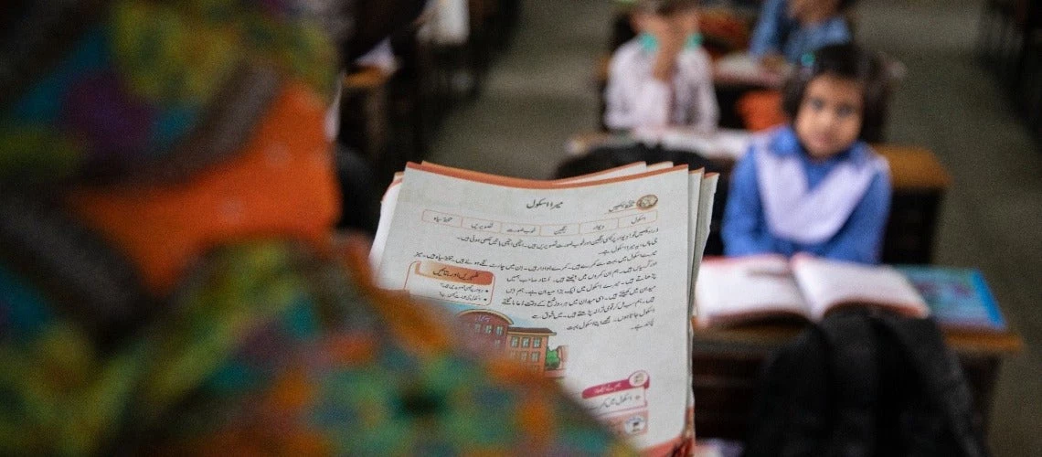 Girl in a classroom