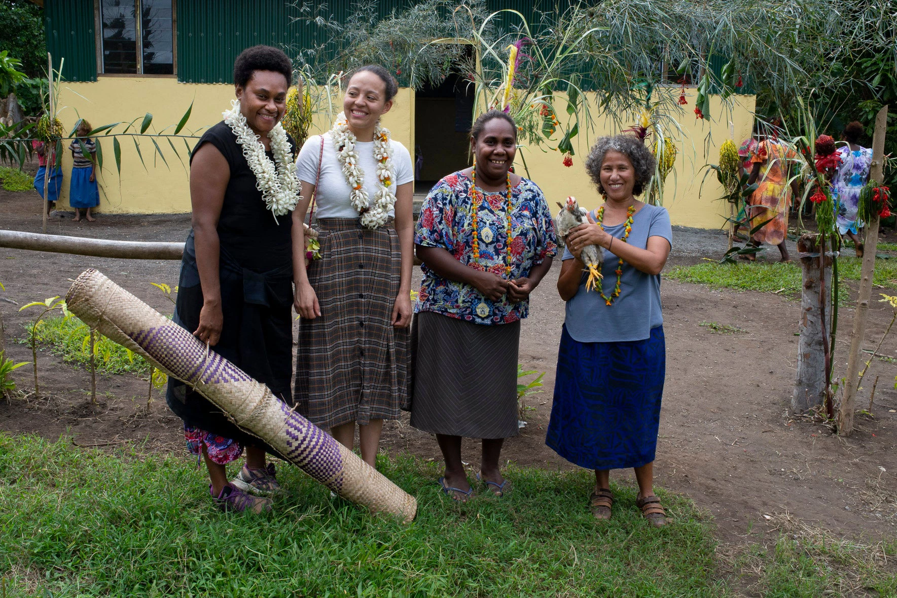 Habiba Gitay with a group of women in Vanuatu in 2019