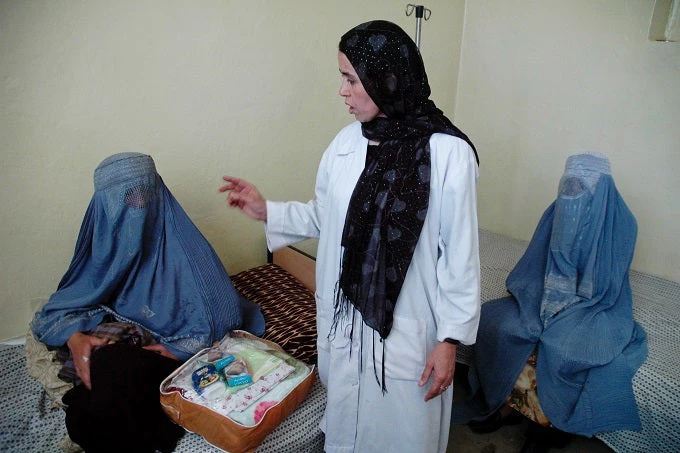 As a result of awareness raising campaigns, many rural women like Guljan in Faizabad city of northwestern Badakhshan Province are now regularly going to health centers for consultation on various health issues.