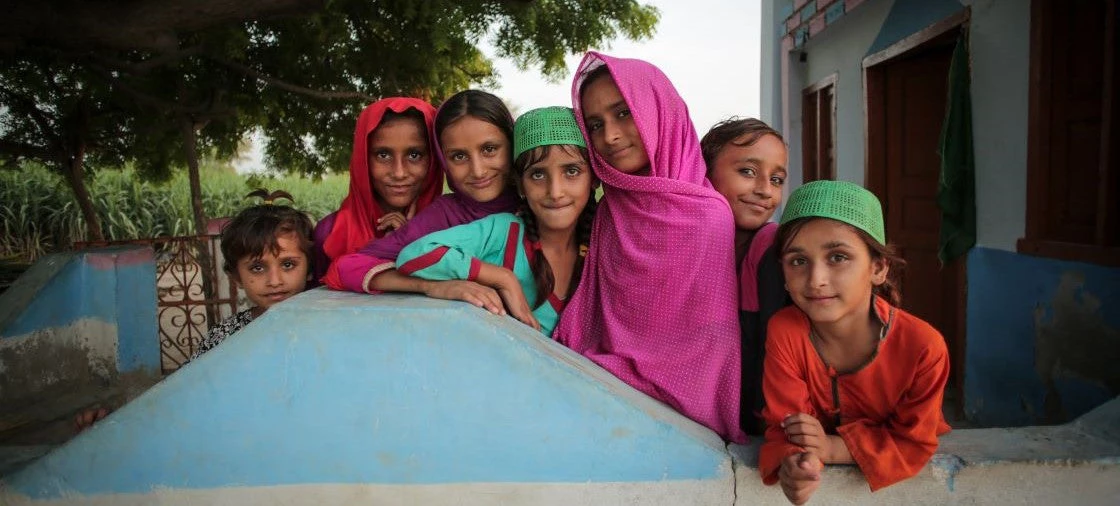 Picture of children in Sindh, Pakistan 