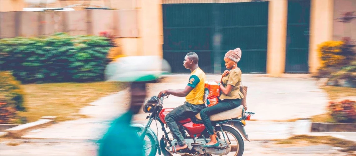 Bike men, Carrying passengersImage