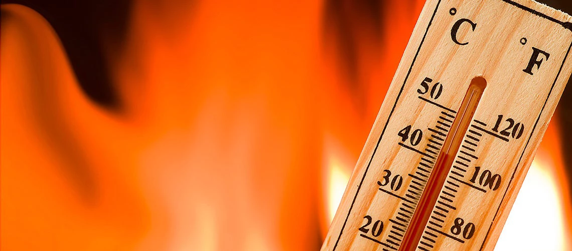 Scale indicating extreme hot weather | © shutterstock.com