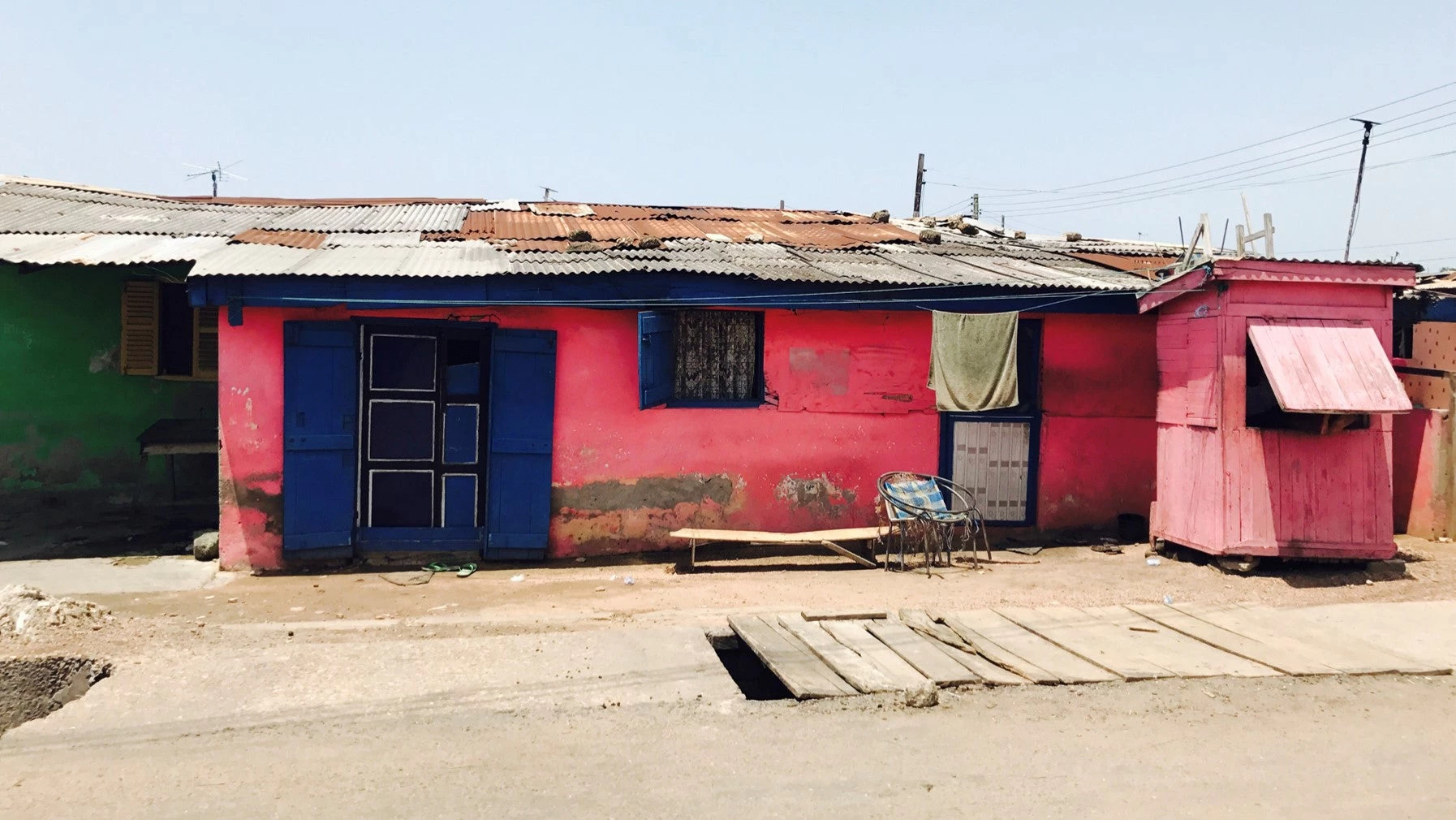 Photo of a household in Ghana