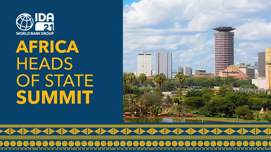 Event banner - IDA for Africa Heads of State Summit - April 29, 2024 - Nairobi, Kenya