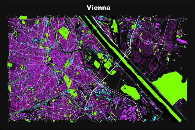 Vienna map