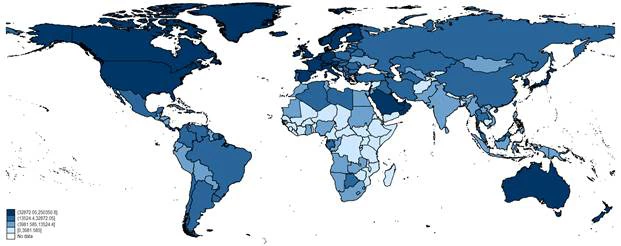 Basic Stata World Map