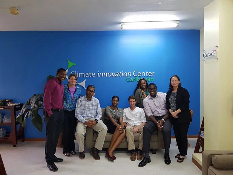 The Caribbean CIC Team after the Workshop kick-off. © Elaine Tinsley