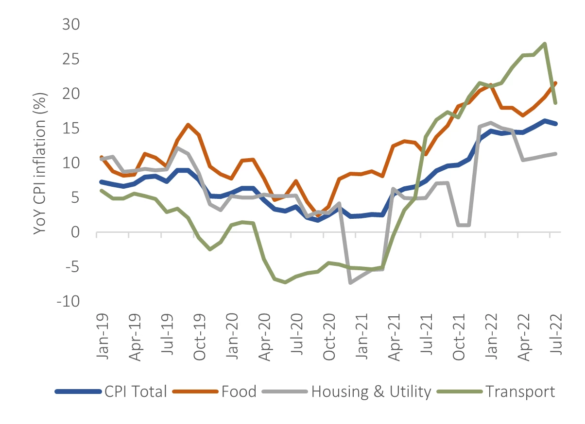 Figure 2. Inflation rate