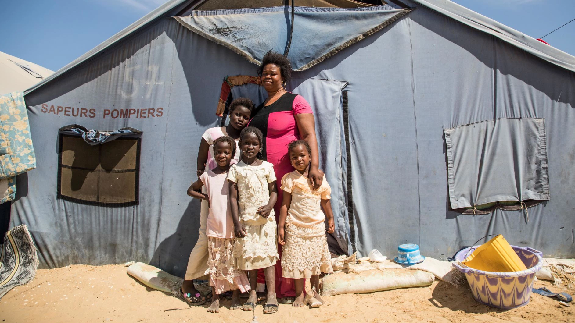 Internal displaced people in Senegal. 