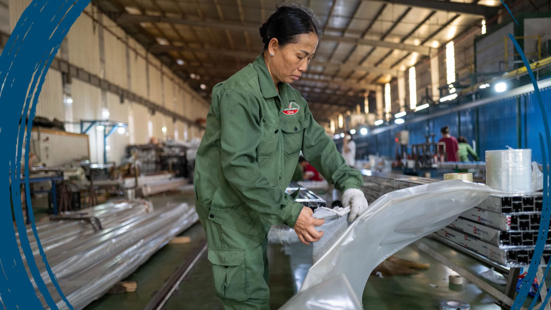 A worker at the Tan Truong Son Group factory in Viet Nam. Photo: Todd Brown.