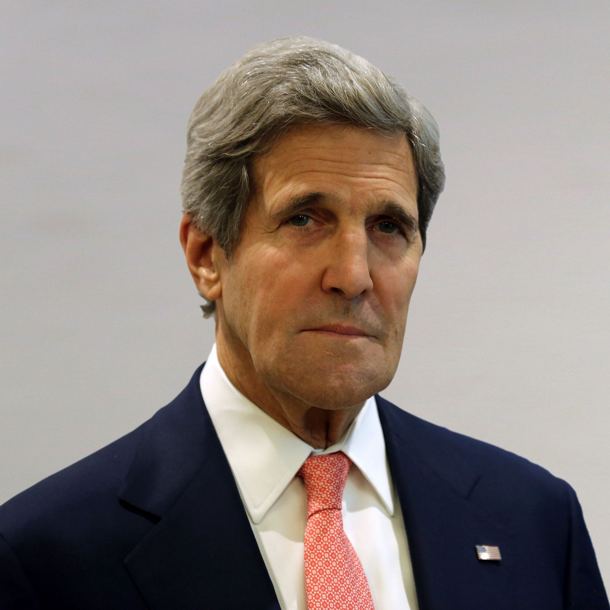 NEW YORK, NY - JULY 25:  U.S. Secretary of State John Kerry listens as UN Secretary General Ban Ki-moon speaks before a meeting of the UN Security Council on July 25, 2013 in New York City. At the meeting Kerry expressed American support for the the Secretary General's Peace, Security and Cooperation Framework for the Democratic Republic of the Congo and the region.  (Photo by John Moore/Getty Images)